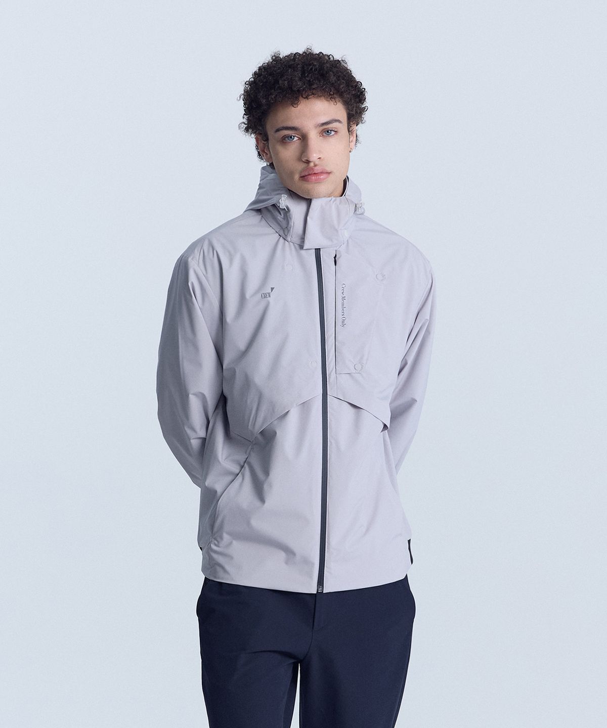 크루멤버스온리(CREW MEMBERS ONLY) RAIN-TECH WIND JACKET GRAY
