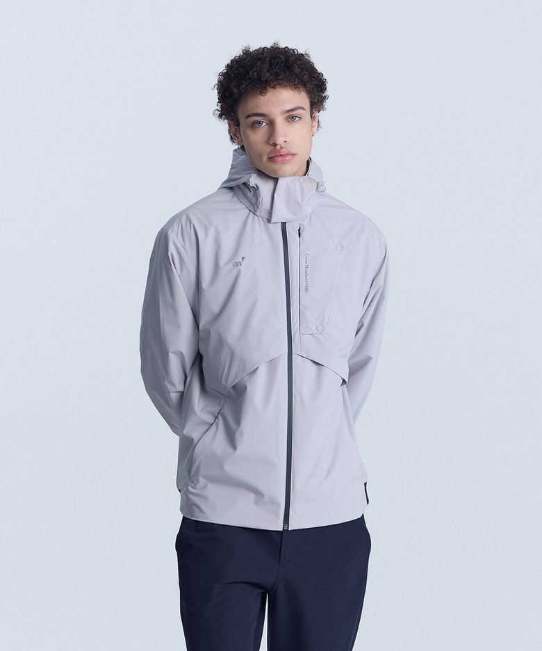 RAIN-TECH WIND JACKET GRAY