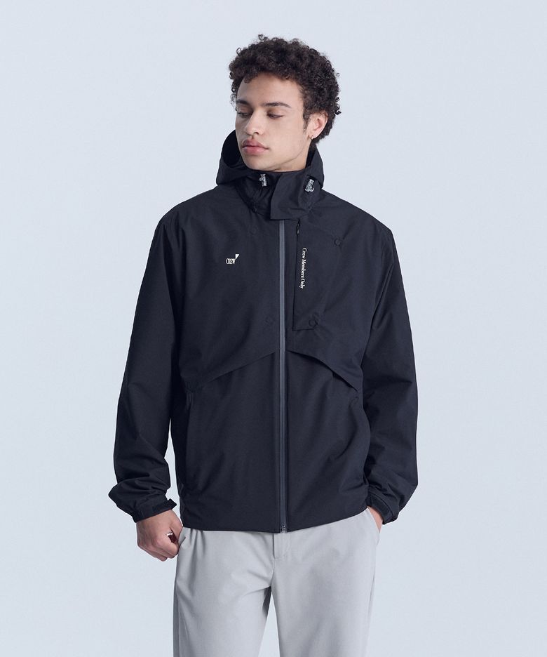 RAIN-TECH WIND JACKET BLACK