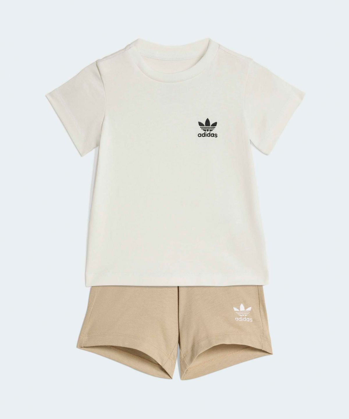 아디다스 키즈(ADIDAS KIDS) 키즈 쇼츠 티 세트 인펀트 - 카키 / KE2357
