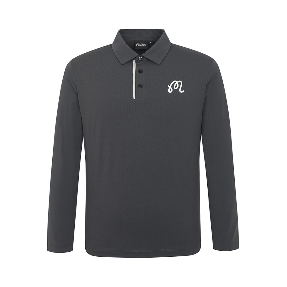 말본 골프(MALBON GOLF) 아이스 폴로 티셔츠 CHARCOAL (MAN)