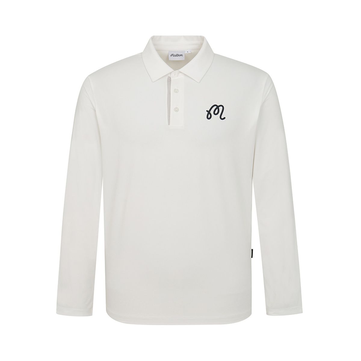 말본 골프(MALBON GOLF) 아이스 폴로 티셔츠 OFF WHITE (MAN)