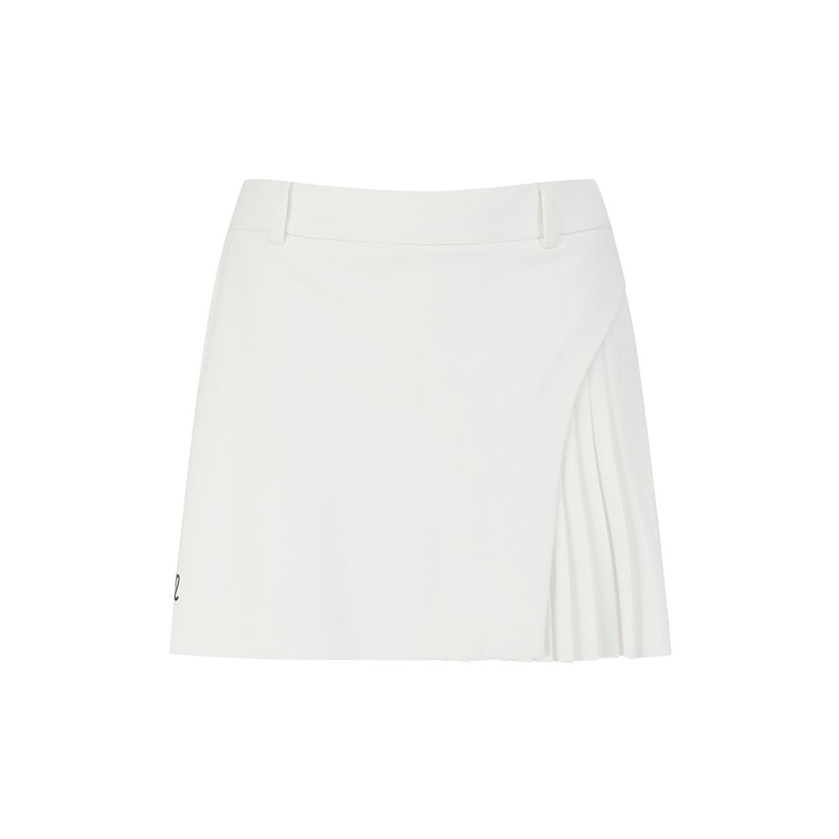 말본 골프(MALBON GOLF) 플리츠 레이어드 퍼포먼스 스커트 WHITE (WOMAN)