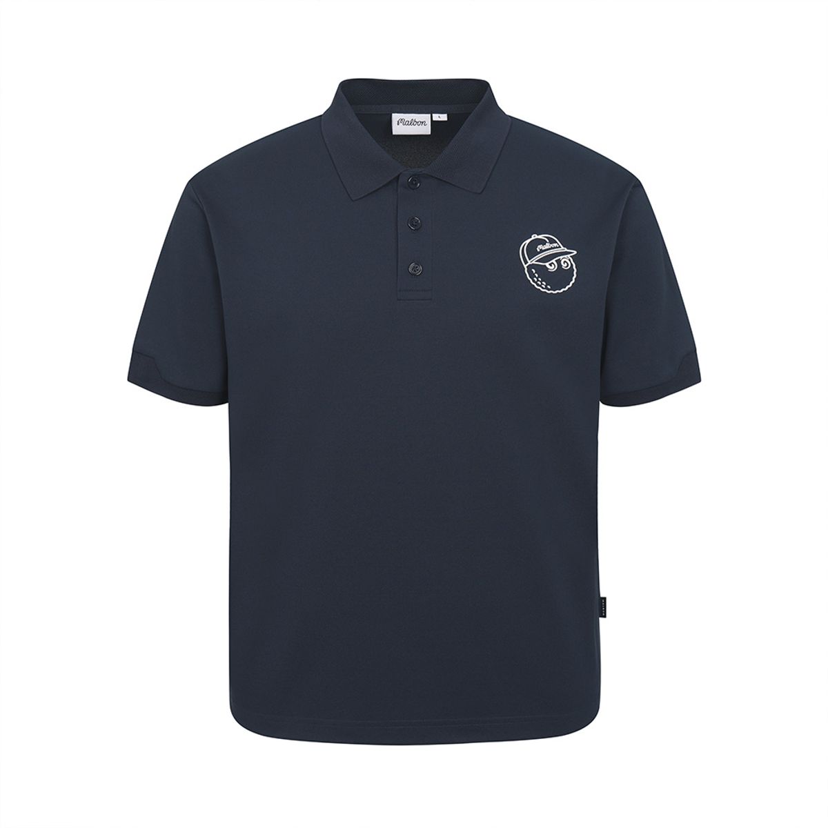 말본 골프(MALBON GOLF) 버킷 포인트 베이직 폴로 티셔츠 NAVY (MAN)