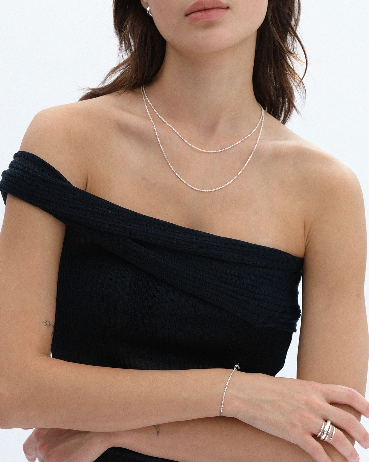 어나더레이어(ANOTHERLAYER) Mini Milla Necklace - Silver (silver925)