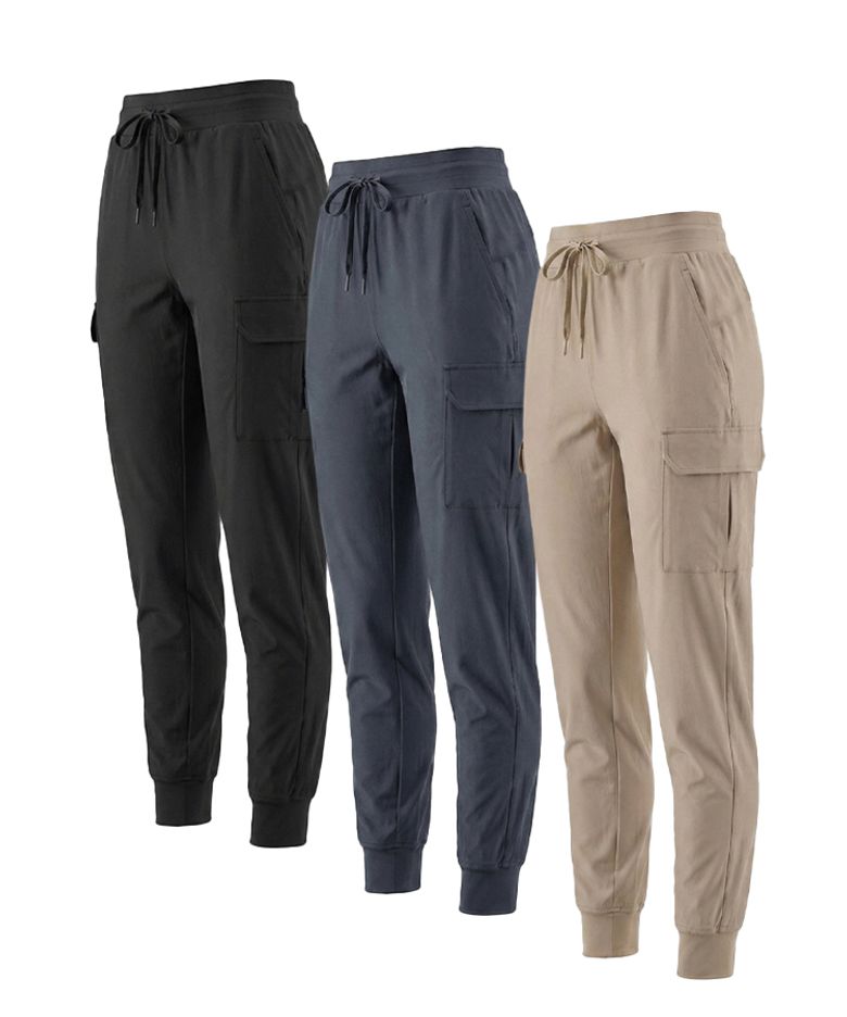 [3PACK]여성 데일리 스판 카고 조거팬츠 허리밴딩 트레이닝복