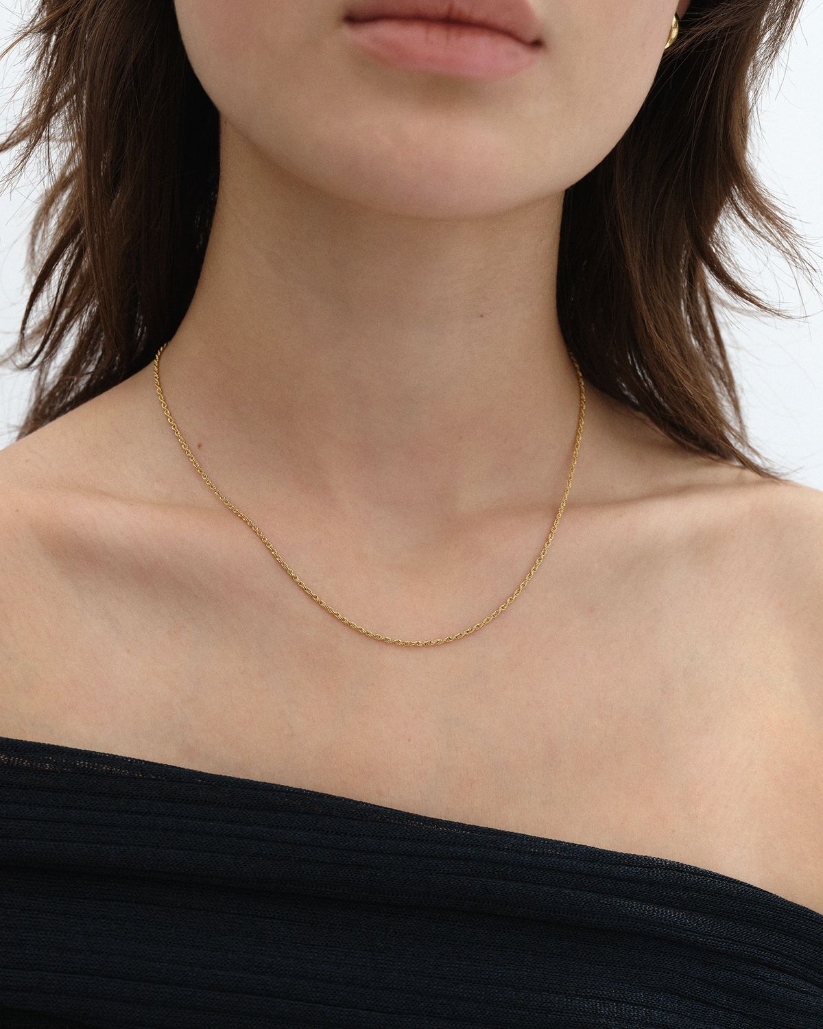어나더레이어(ANOTHERLAYER) Mini Milla Necklace - Gold (silver925)