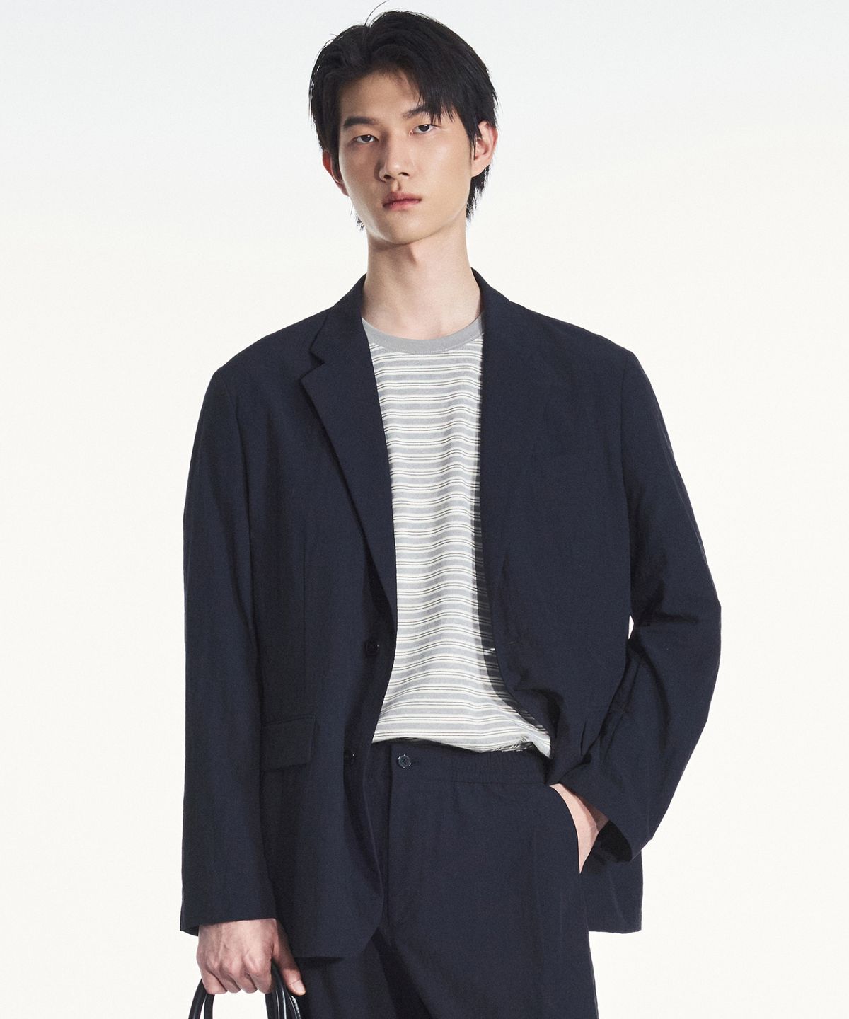 티엔지티(TNGT) Comfort Nylon Jacket (Black) TNJA6E202BK