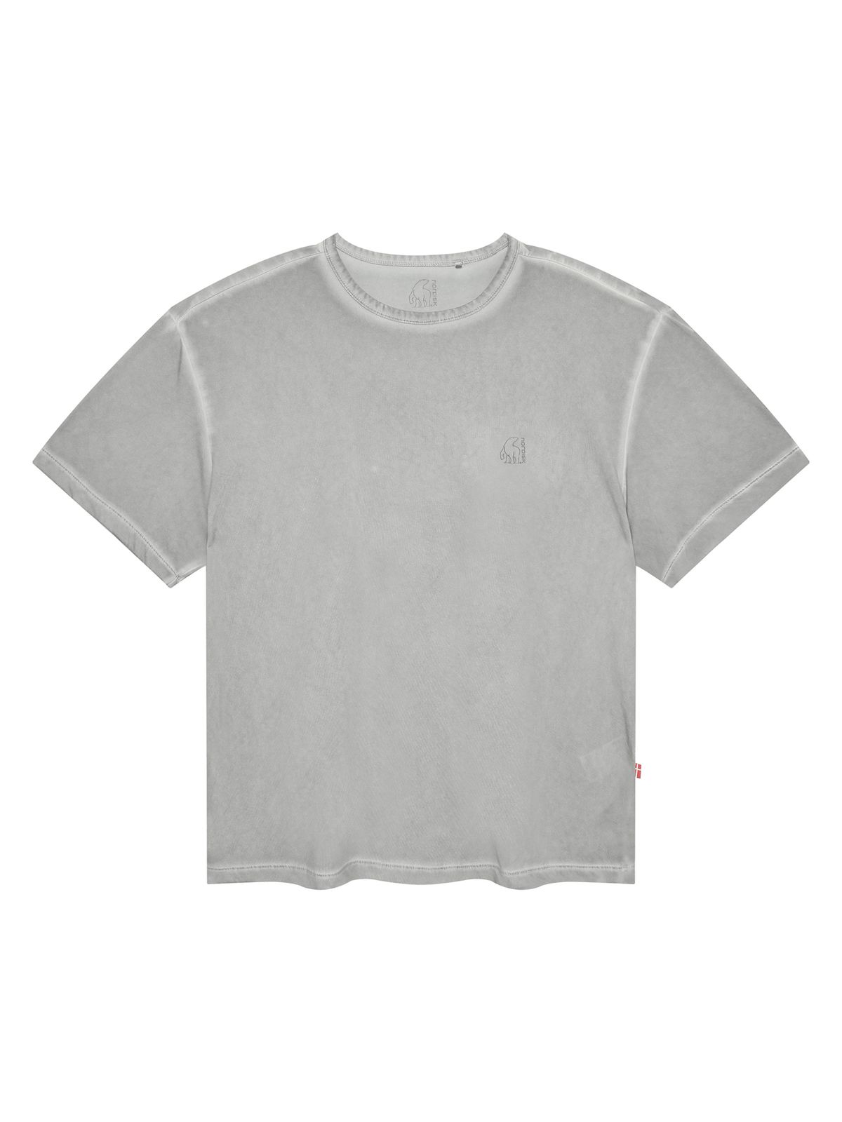 노르디스크(NORDISK) HYGGE HIKE 다잉 반팔 티셔츠 - U_SHIMMER GREY