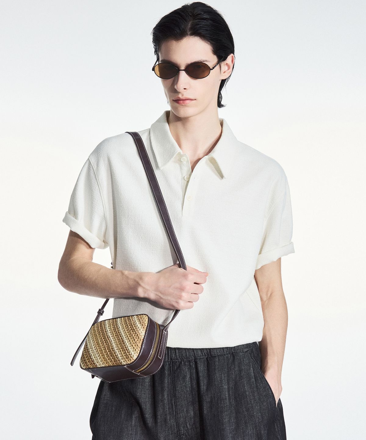 티엔지티(TNGT) Tweed Polo (Ivory) TNTS6E209IV
