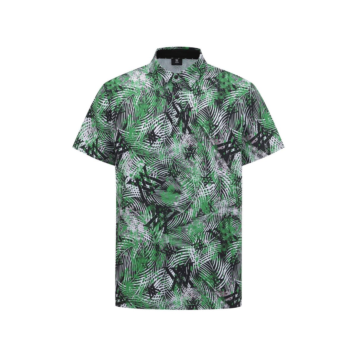 어뉴골프(ANEW GOLF) MEN TROPICAL PATTERN SHORT T-SHIRT_GN