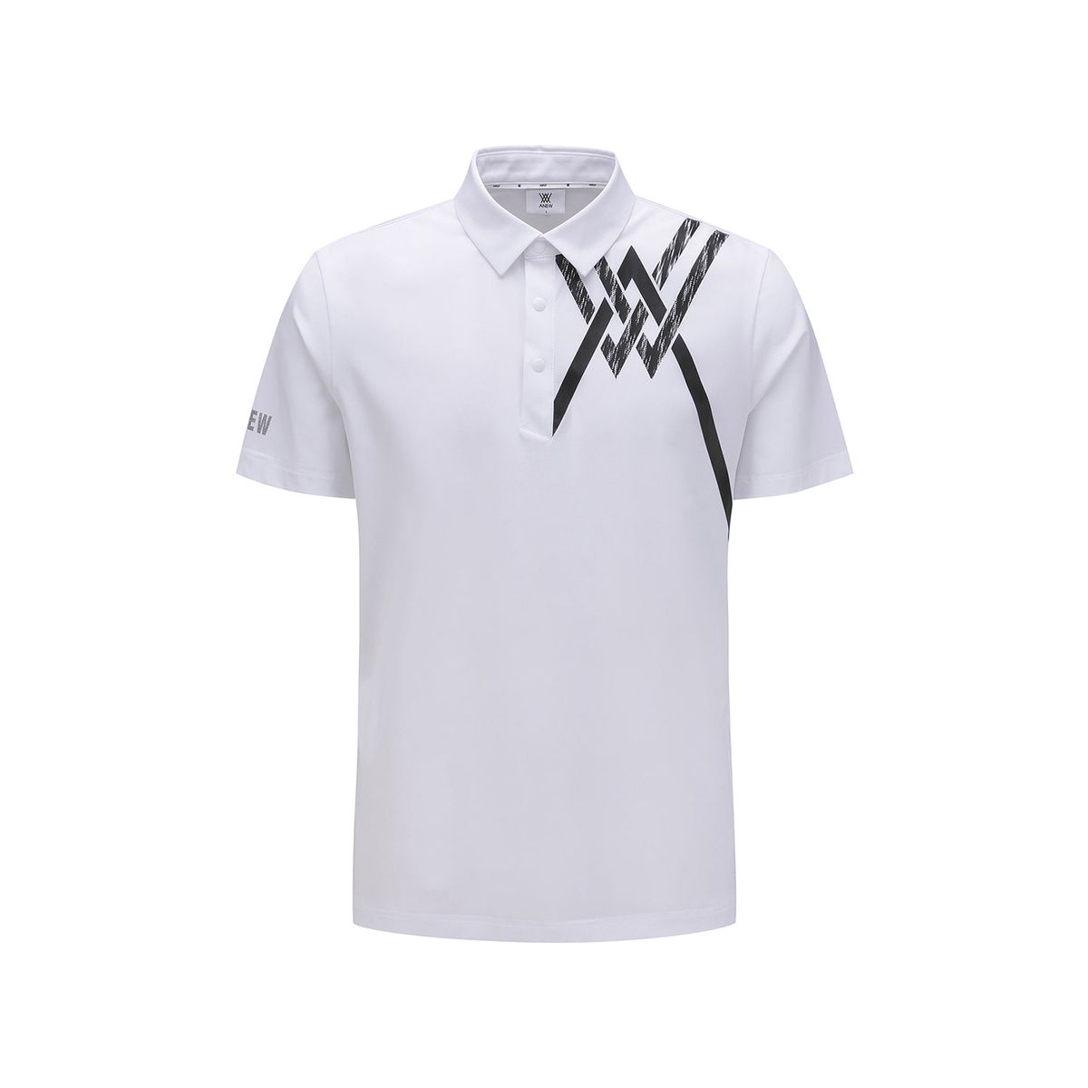 어뉴골프(ANEW GOLF) MEN LOGO POINT SHORT T-SHIRT_WH