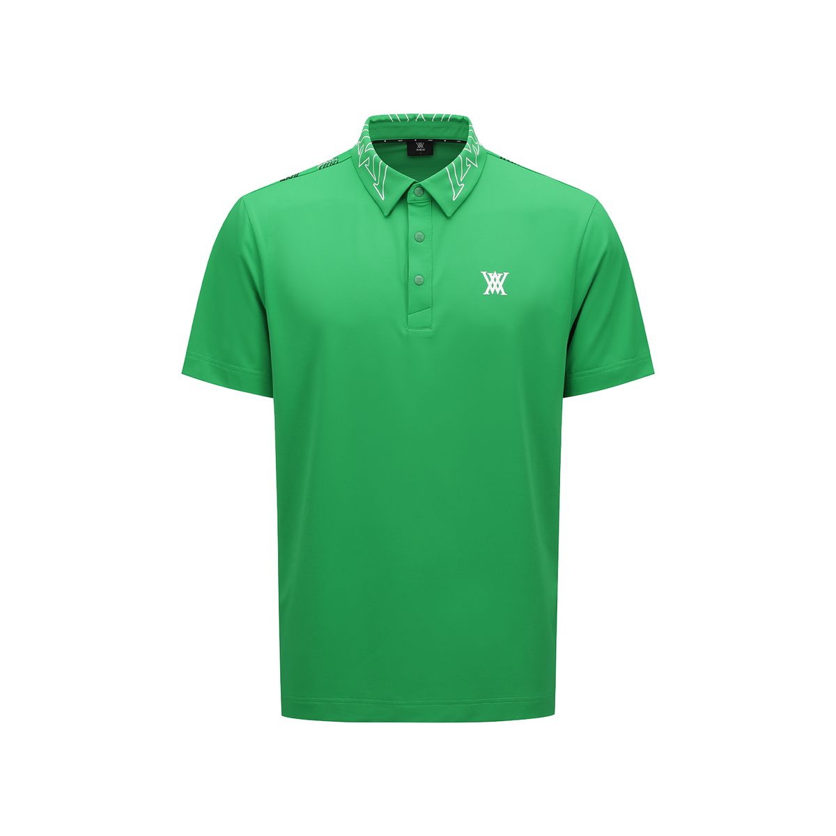 어뉴골프(ANEW GOLF) MEN SM NEW SIGNATURE LOGO SHORT T-SHIRT_GN