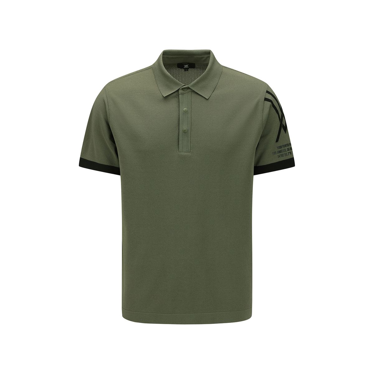 어뉴골프(ANEW GOLF) MEN LOGO POINT SHORT SLEEVE SWEATER_LK