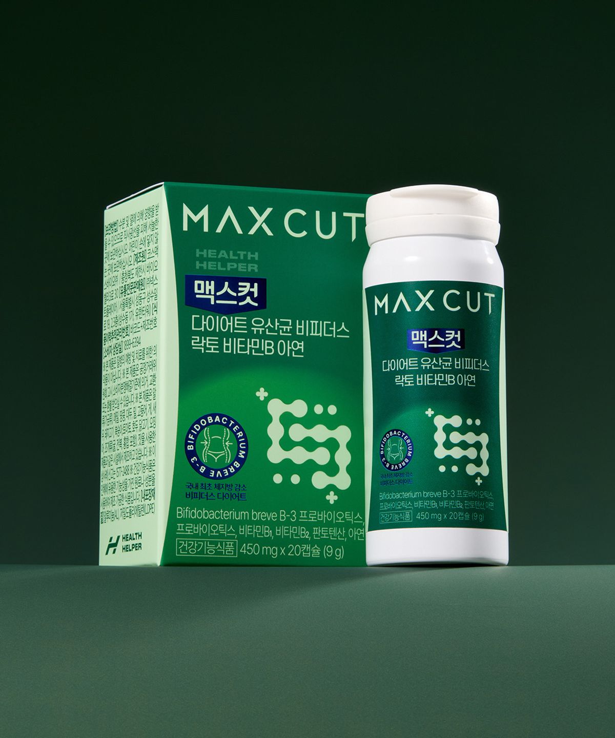 헬스헬퍼(HEALTHHELPER) 맥스컷 다이어트 유산균 비피더스 락토 비타민B 아연 체지방감소 20정