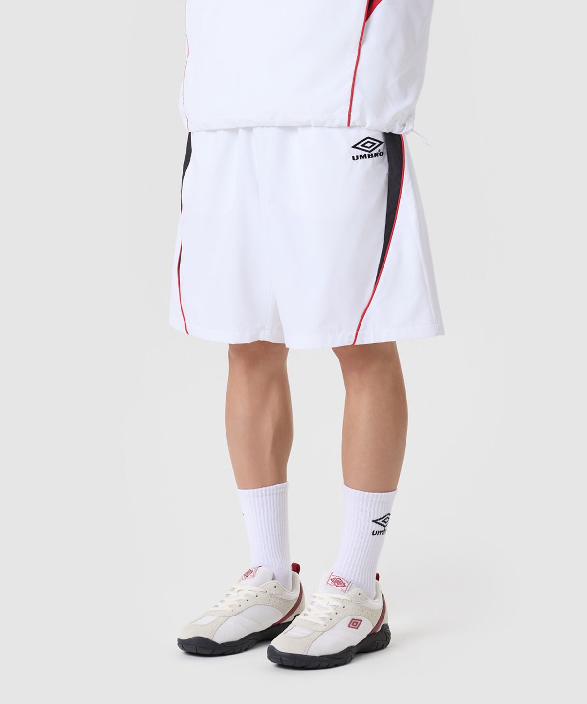 엄브로(UMBRO) HBL 풋볼 헤리티지 5부 반바지 화이트 UR223CHP51