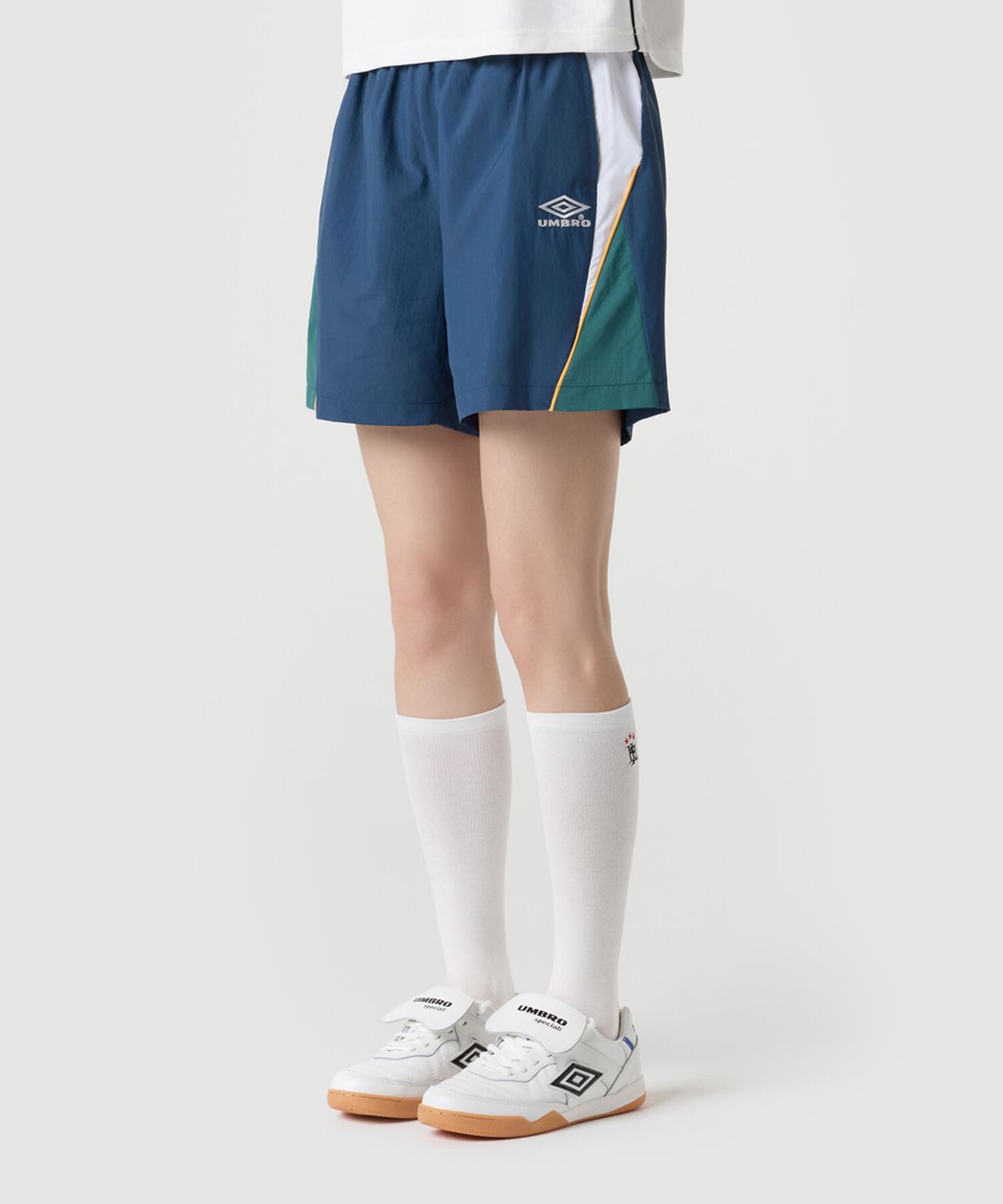 엄브로(UMBRO) HBL 풋볼 헤리티지 5부 반바지 네이비 UR223CHP51