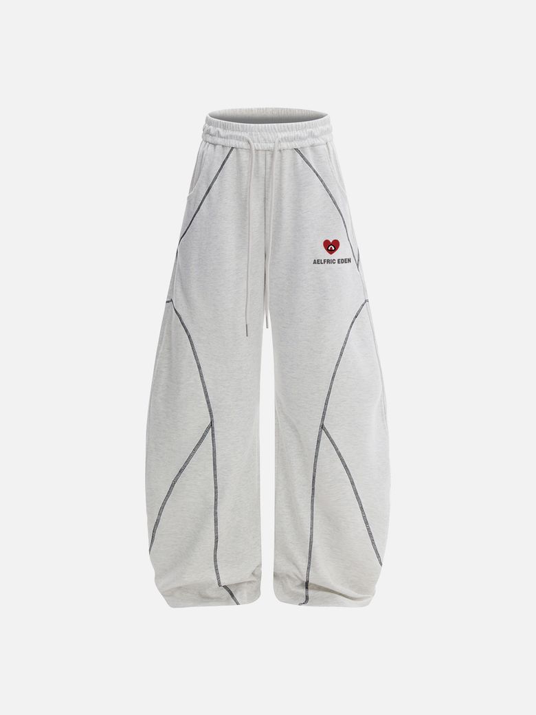 Aelfric Eden Stitch Baggy Barrel Sweatpants 스웨트 팬츠 AE25CPQ31181-01BGRY