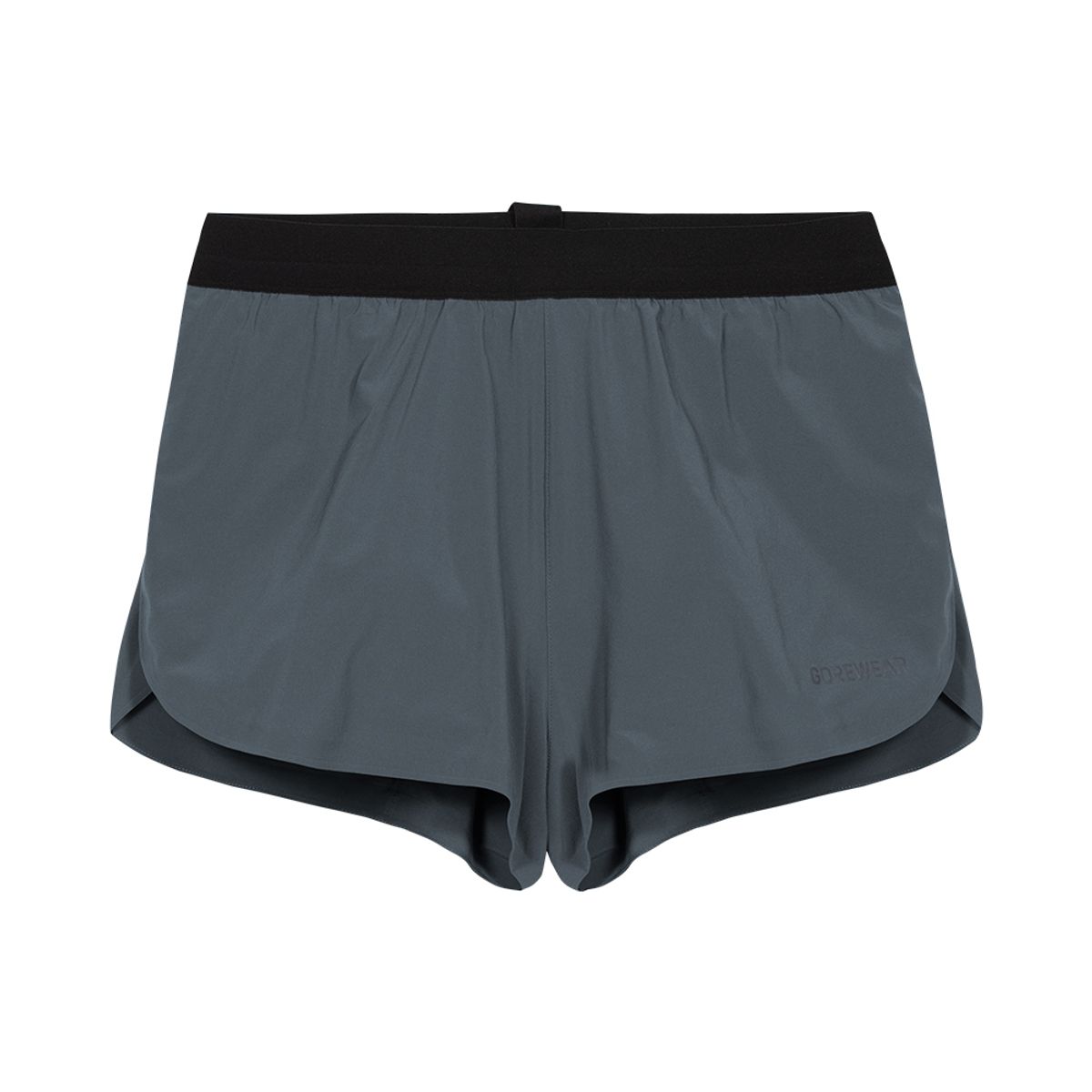 고어웨어(GOREWEAR) 컨커브 스플릿 러닝 쇼츠 - 랩 그라파이트 (남성용) 2부 마라톤 바지