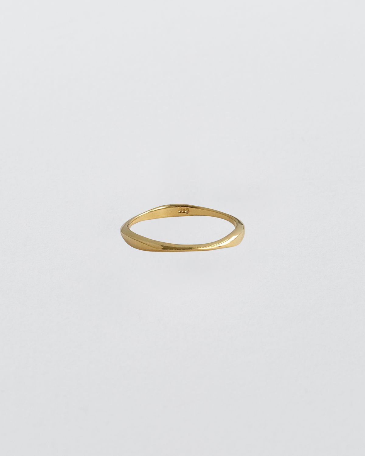 어나더레이어(ANOTHERLAYER) Slim Flow Ring - Gold (silver925)