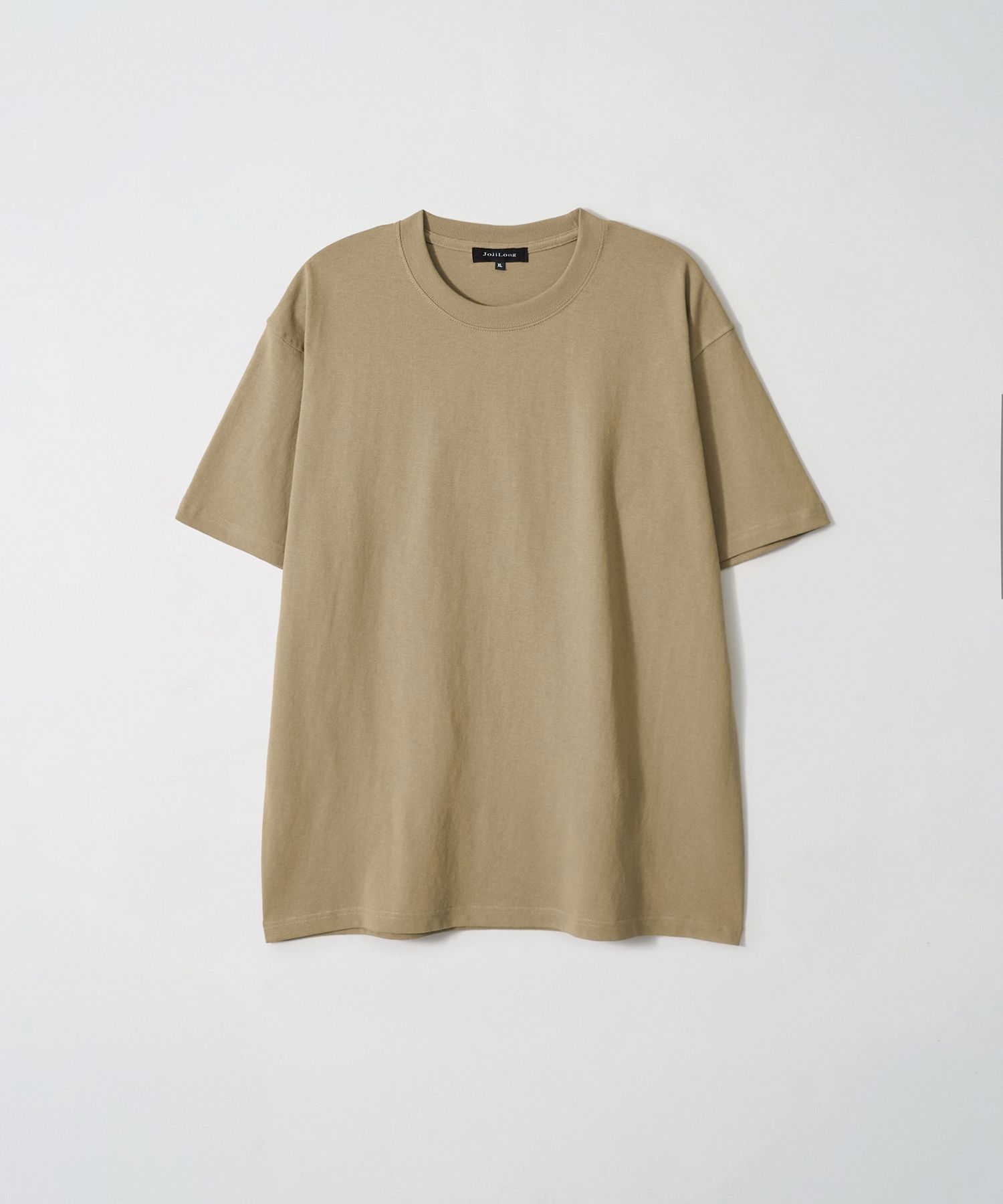 MUSINSA | JOJILONG JN108 Tubular Core T-Shirt - SAND KHAKI