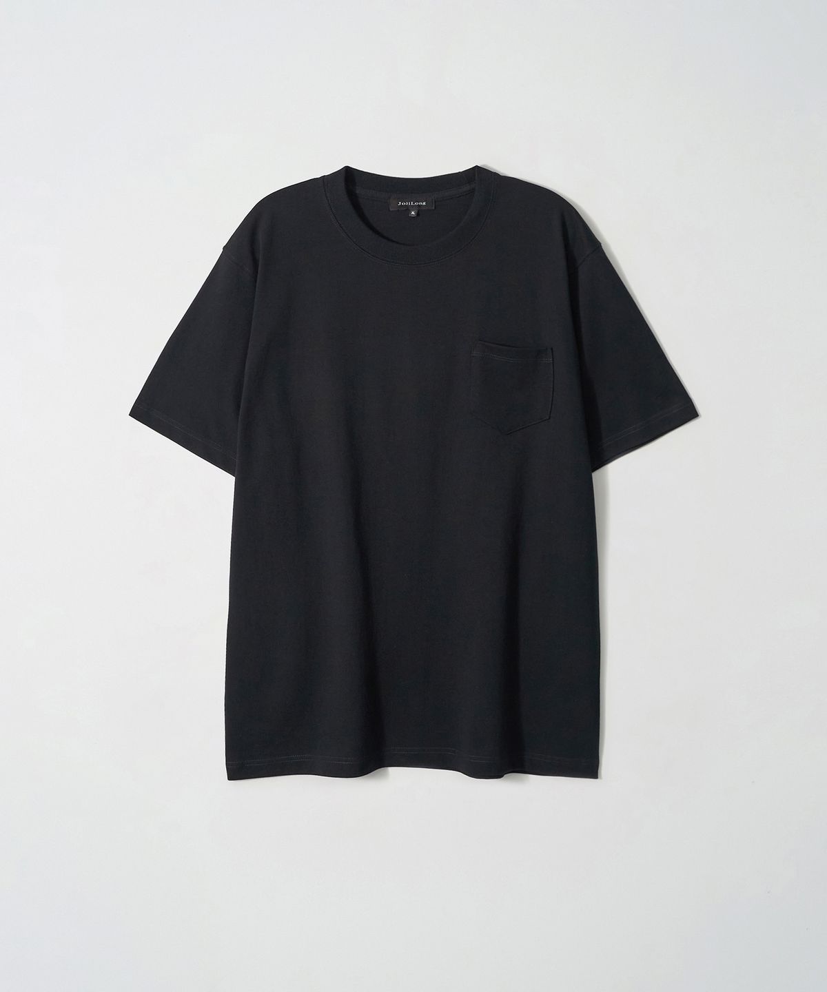 조질롱(JOJILONG) JN110 Tubular Silent Pocket T-Shirt - BLACK