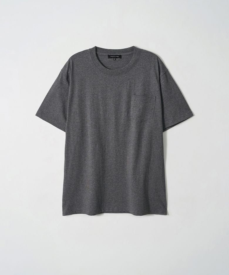 JN110 Tubular Silent Pocket T-Shirt - DARK HEATHER