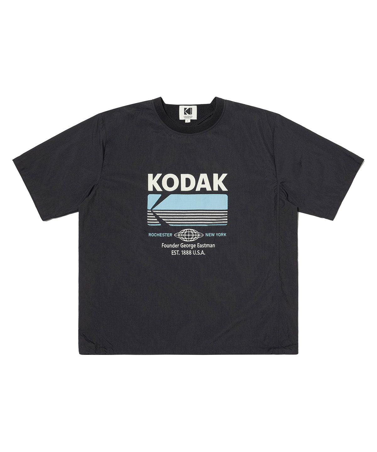 코닥(KODAK) 브리즈팝 쿨 반팔 피스테 BLACK