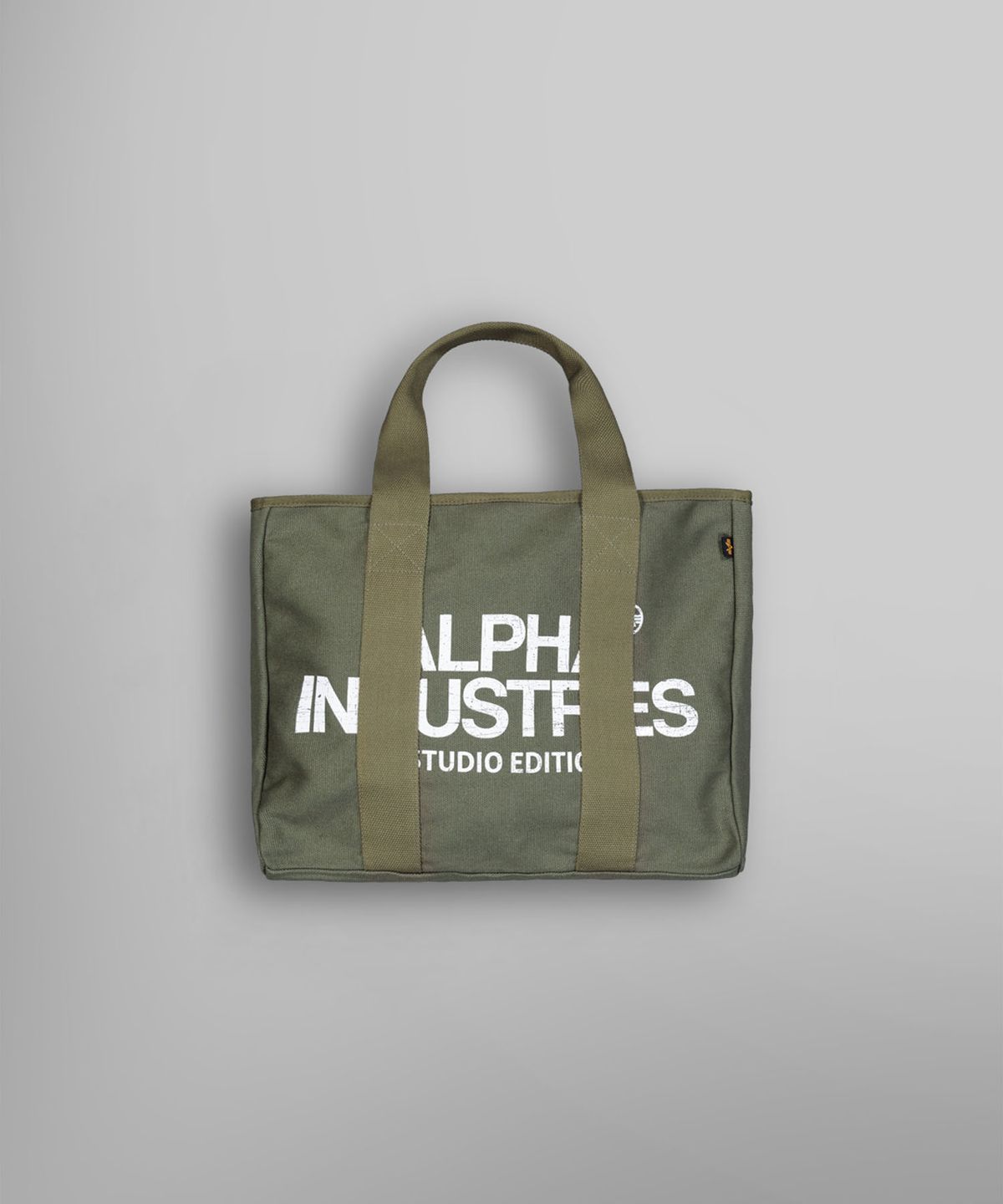 알파 인더스트리(ALPHA INDUSTRIES) 스튜디오 토트백 라지 다크 올리브
