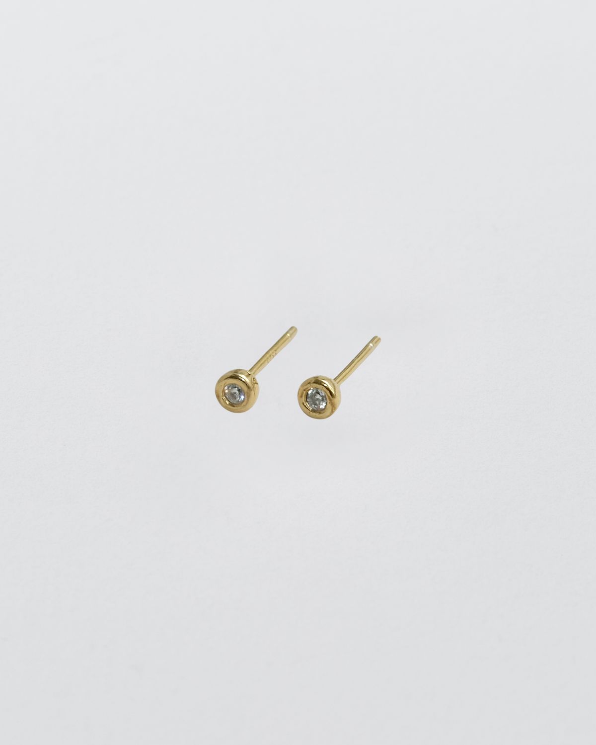 어나더레이어(ANOTHERLAYER) 3mm Bezel Stud - Gold (silver925)