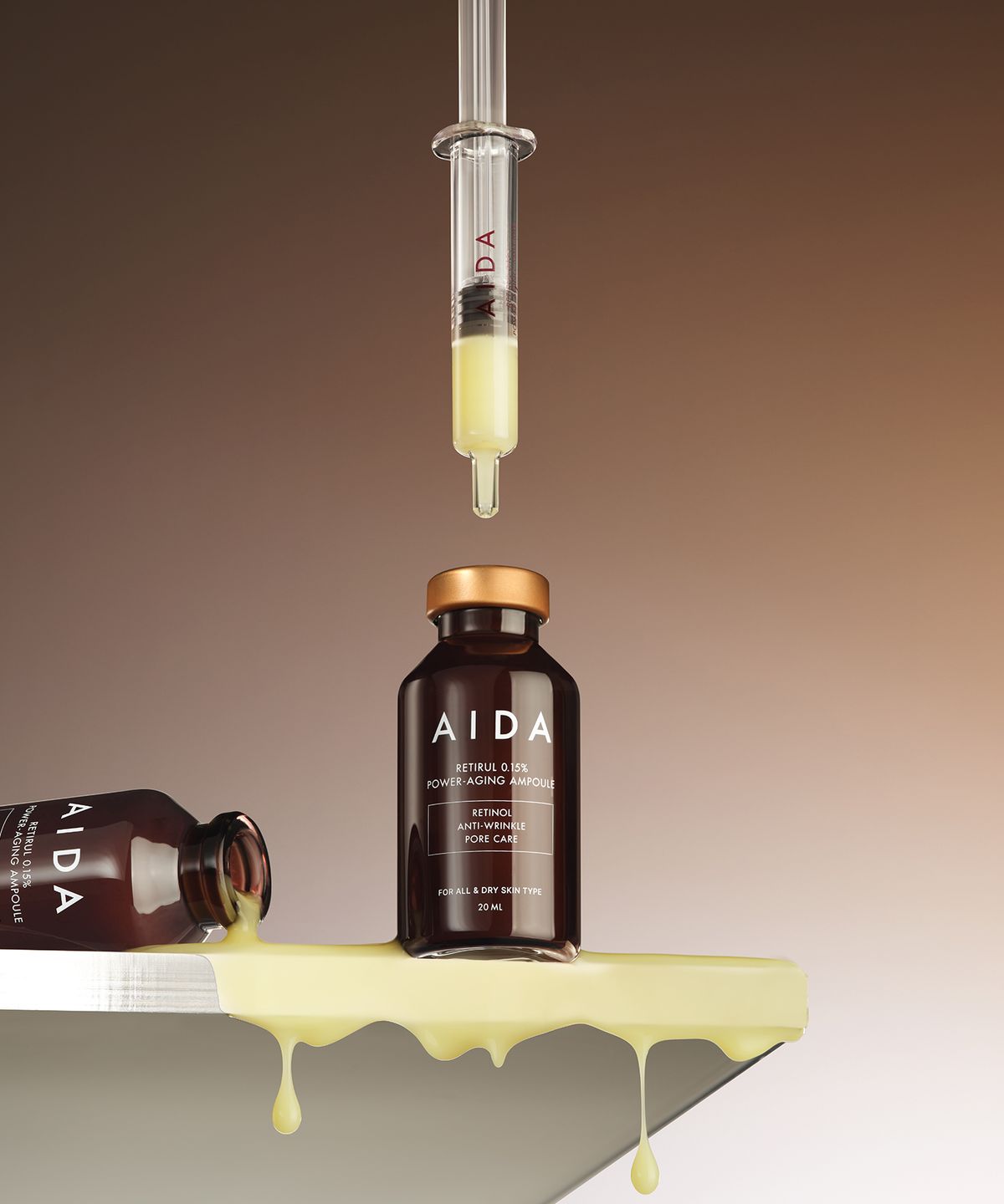 아이다 코스메틱(AIDA COSMETIC) 레티룰 0.15% 파워에이징 앰플 20ml