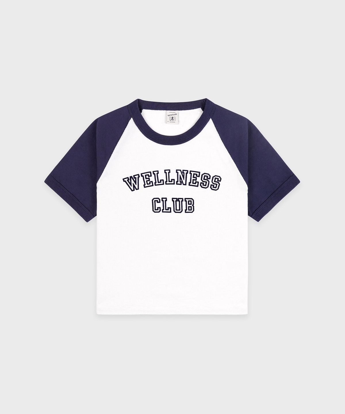 스포티앤리치(SPORTY&RICH) 웰니스 클럽 베이비 티셔츠 R255AWT027