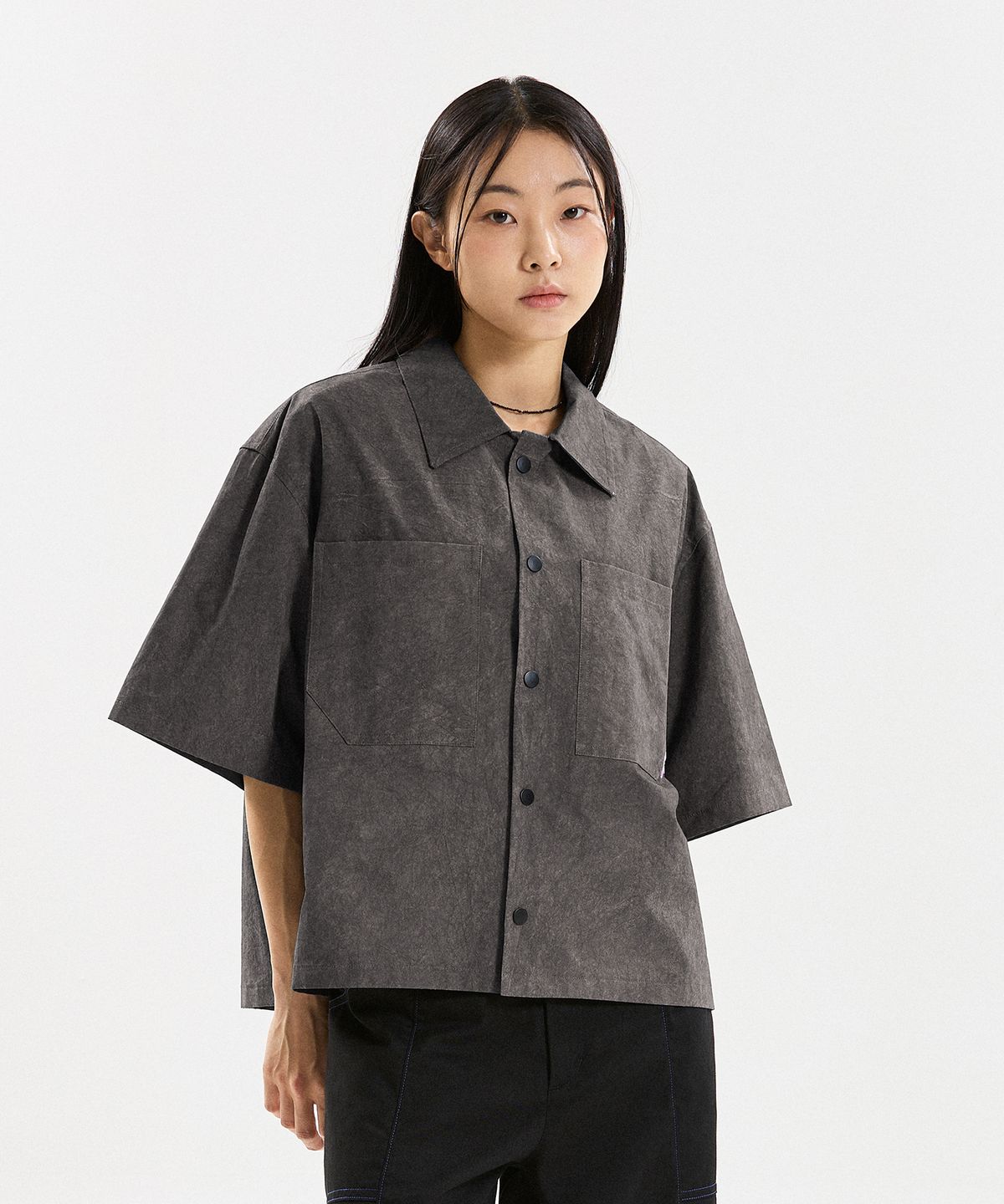 슈브토(SHVTO) Gray box shirt