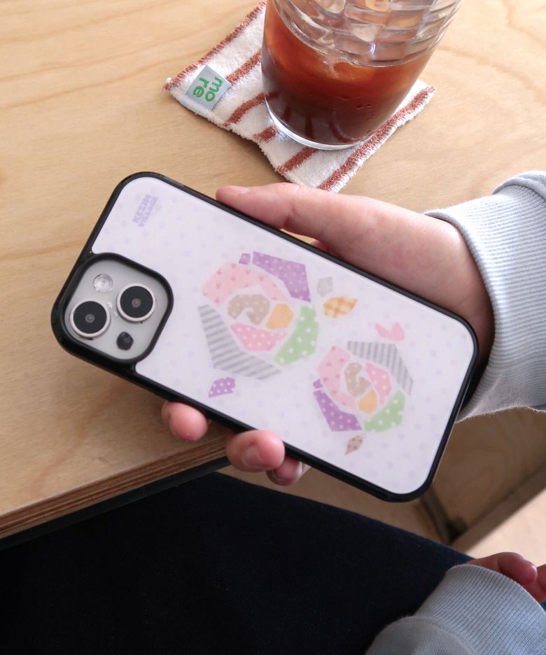 [+iPhone 18 시리즈] Vilolet Rose case (glass bumper)