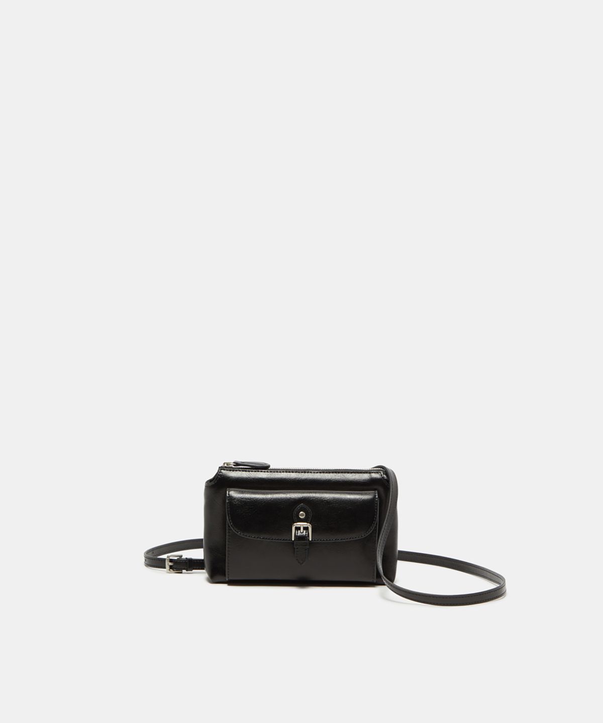 쿠론(COURONNE) Bottony Buckle Long Wallet_RCWDX26143BKX