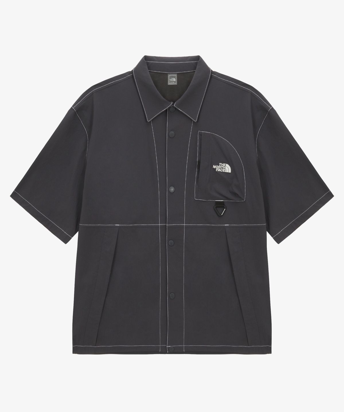 노스페이스(THE NORTH FACE) NH8SS01A 피크힐 반팔 셔츠 DARK GRAY