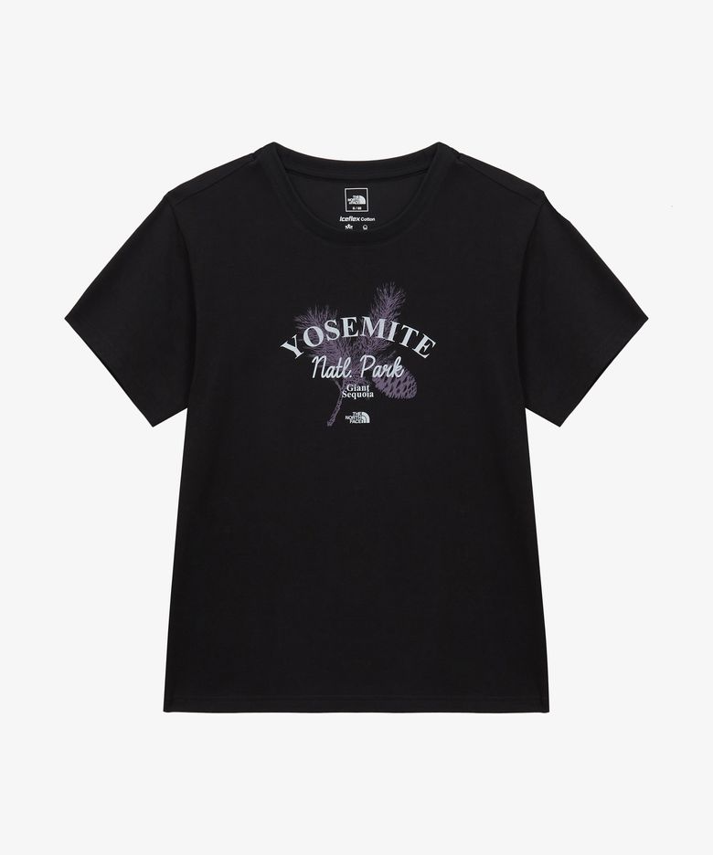 NT7US33A 여성 데이파인 반팔 티 BLACK