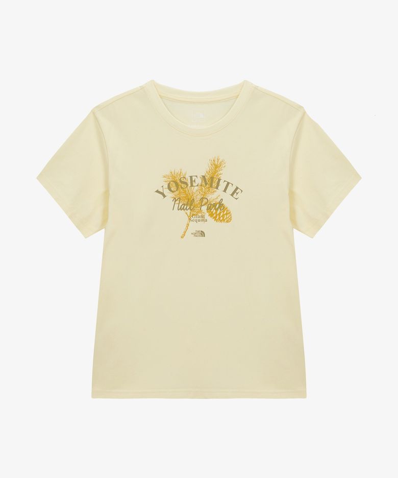 NT7US33C 여성 데이파인 반팔 티 LIGHT YELLOW