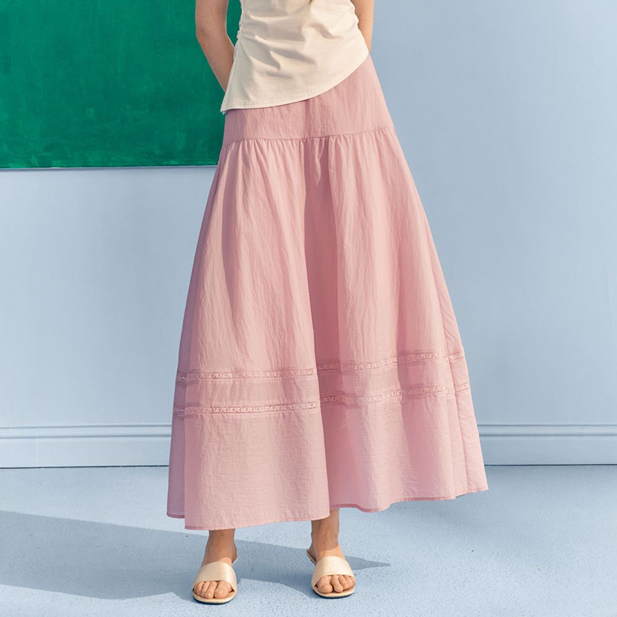 와이와이아이엠(YYIAM) YY_Gentle cake skirt