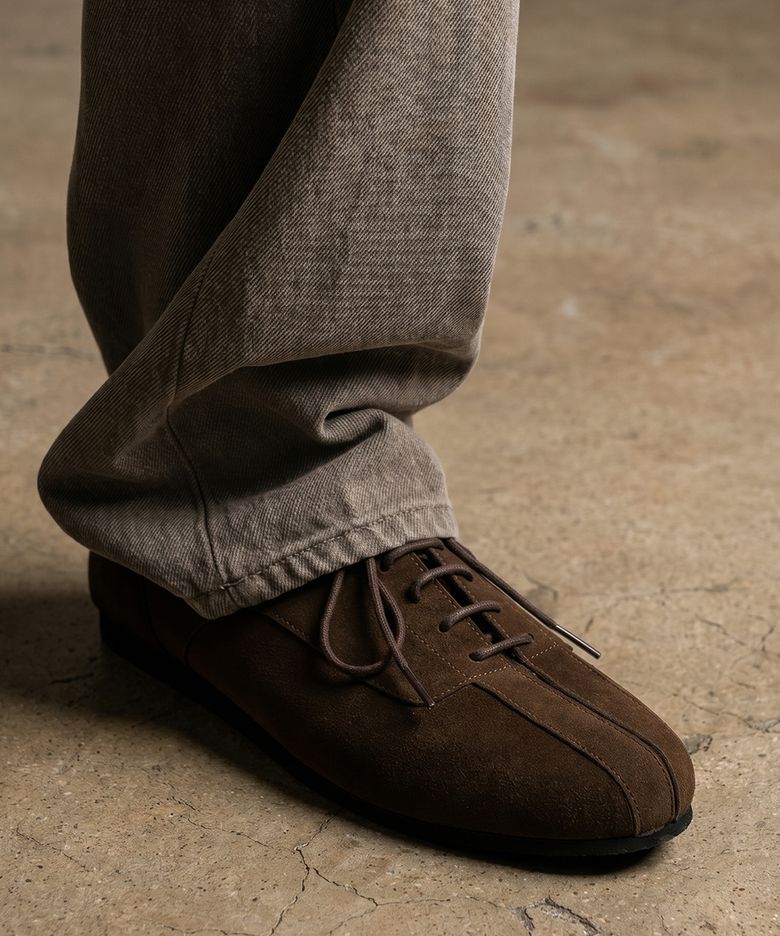 [SECOND.A] 유니섹스 레트로 캐주얼 더비 SN5700UX [BROWN SUEDE]