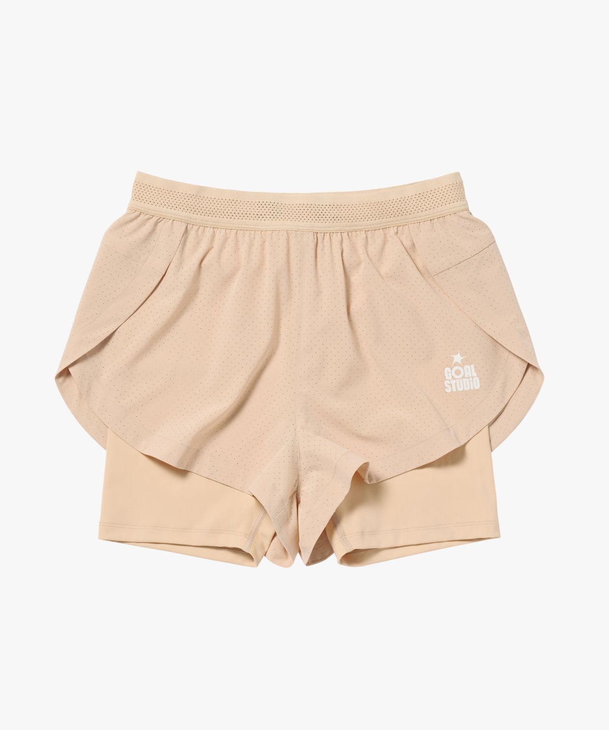 골스튜디오(GOALSTUDIO) WS 2 RUNNING SHORTS-SAND