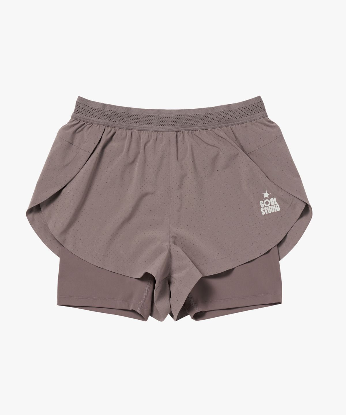 골스튜디오(GOALSTUDIO) WS 2 RUNNING SHORTS-BROWN