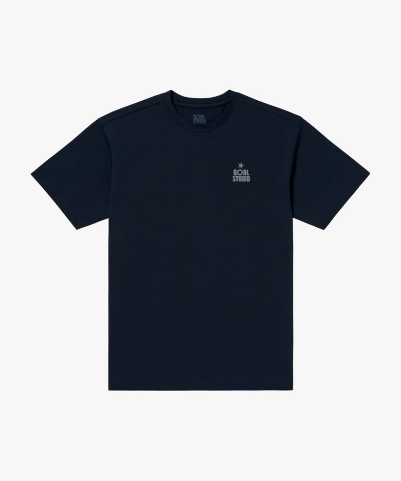 MAP LOGO AIRDRY TEE-NAVY