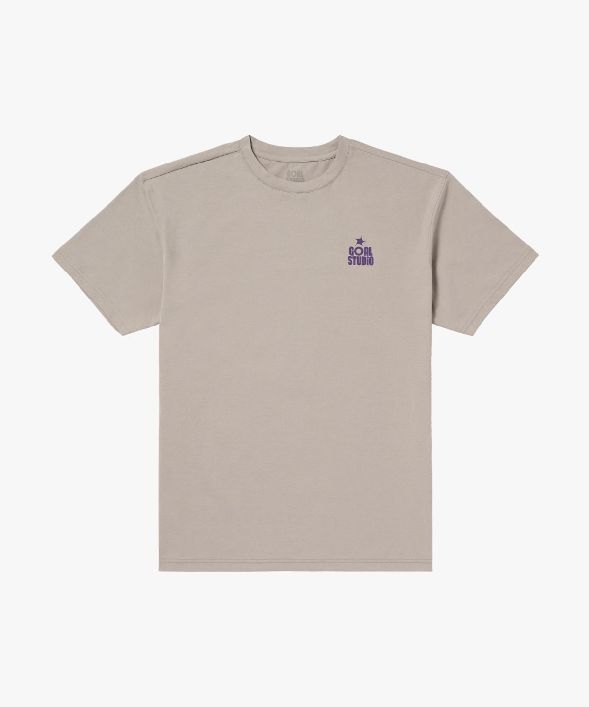 골스튜디오(GOALSTUDIO) MAP LOGO AIRDRY TEE-BEIGE