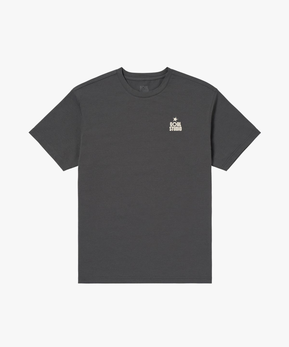 골스튜디오(GOALSTUDIO) GOAL DOT LOGO AIRDRY TEE-CHARCOAL