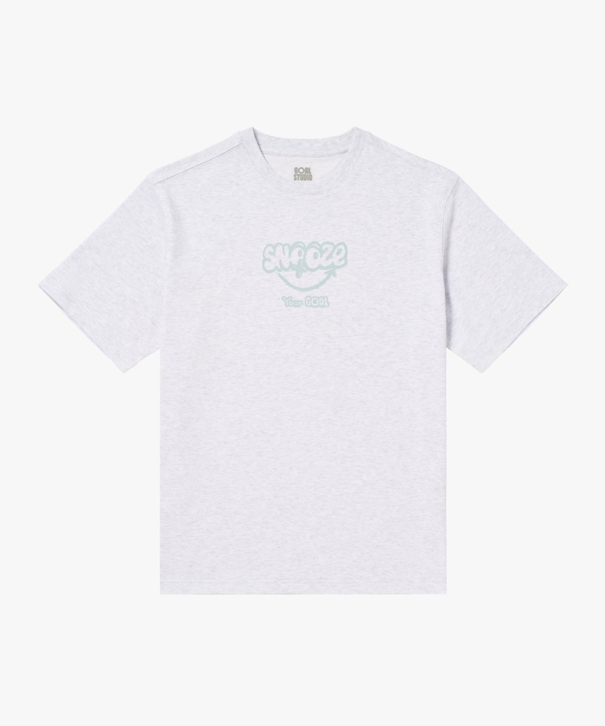 골스튜디오(GOALSTUDIO) SNOOZE AIRMESH TEE-MELANGE GREY