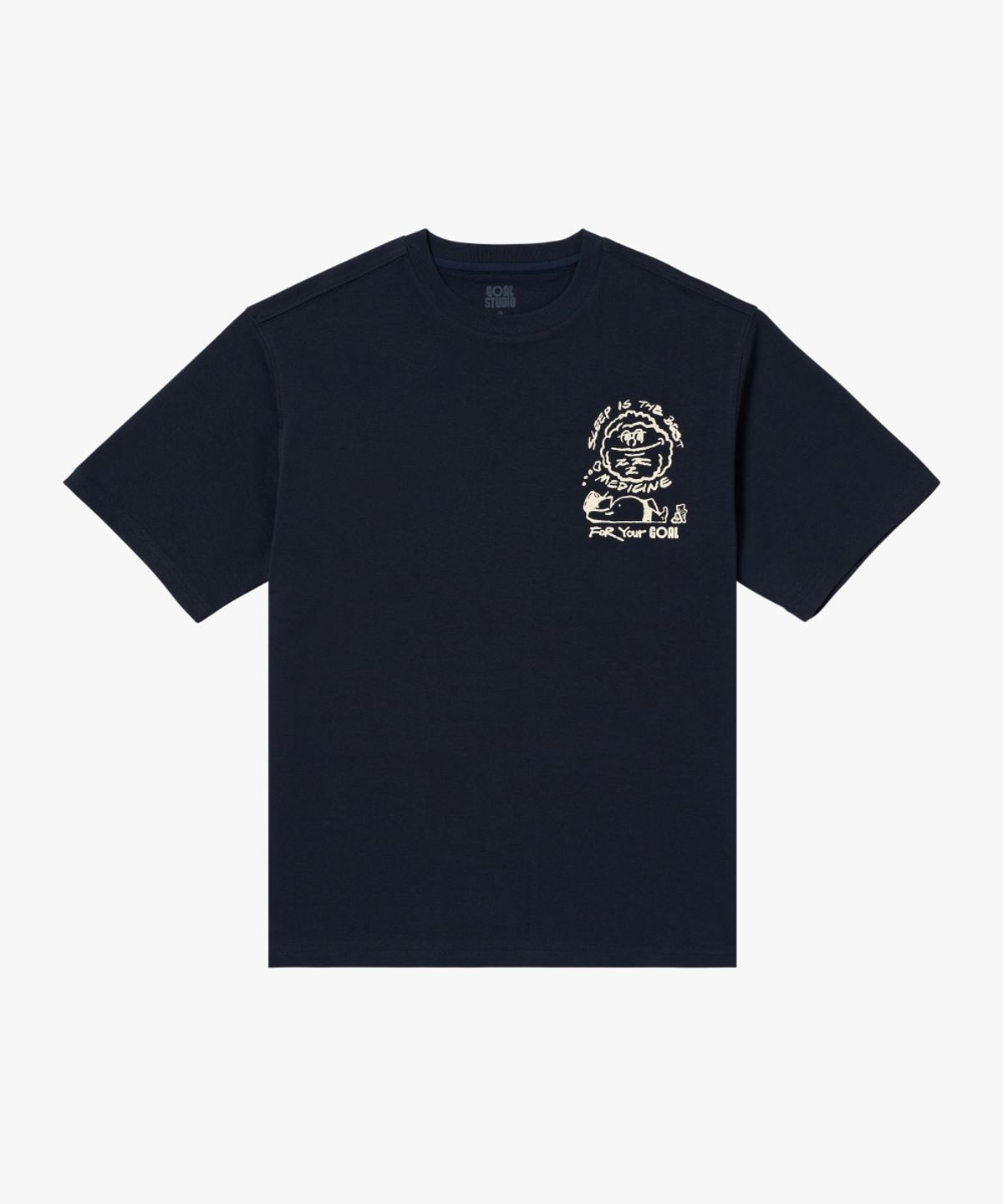 골스튜디오(GOALSTUDIO) SLEEP AIRMESH TEE-NAVY