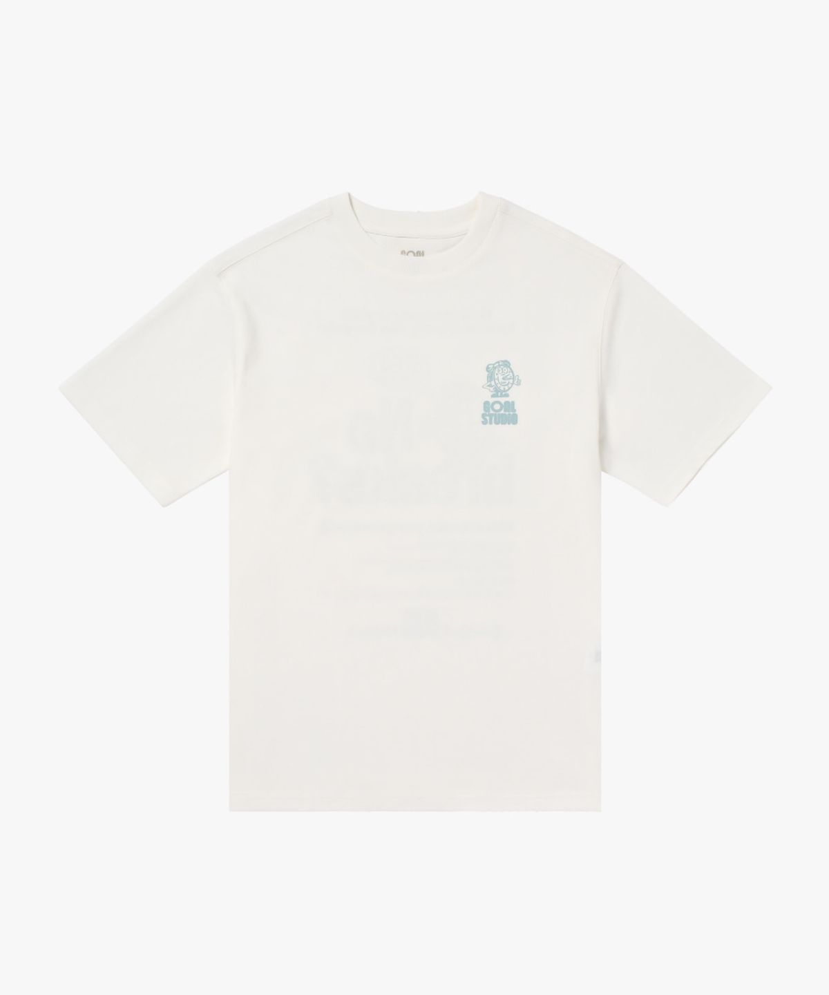 골스튜디오(GOALSTUDIO) NO BREAKS AIRMESH TEE-OFF WHITE