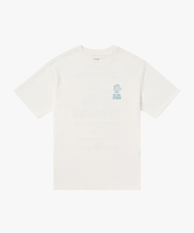 NO BREAKS AIRMESH TEE-OFF WHITE