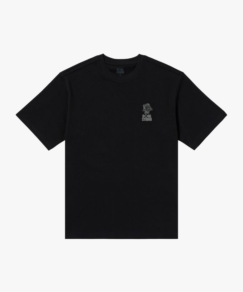 NO BREAKS AIRMESH TEE-BLACK